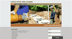 Desktop Screenshot of fosterseptictank.com